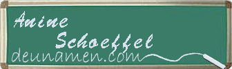 Anine Schoeffel Visitenkarte